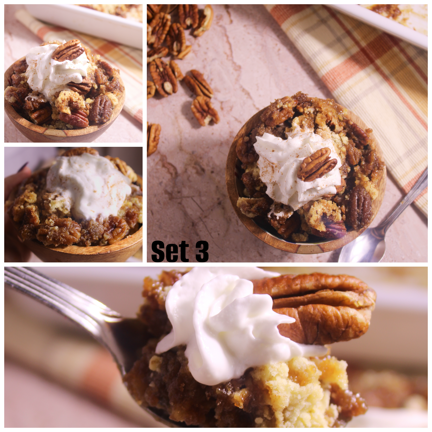 Pecan pie dump cake