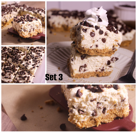 No bake cannoli cheesecake bars