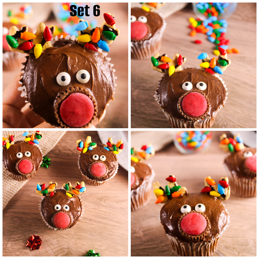 Rudolph cupcakes