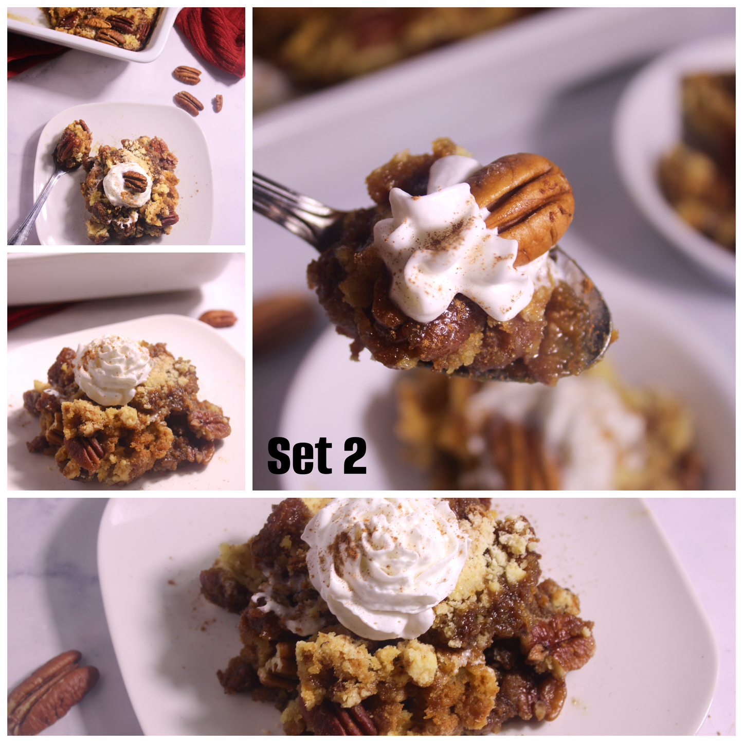 Pecan pie dump cake