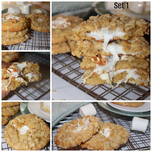 Brown butter rice krispie cookies